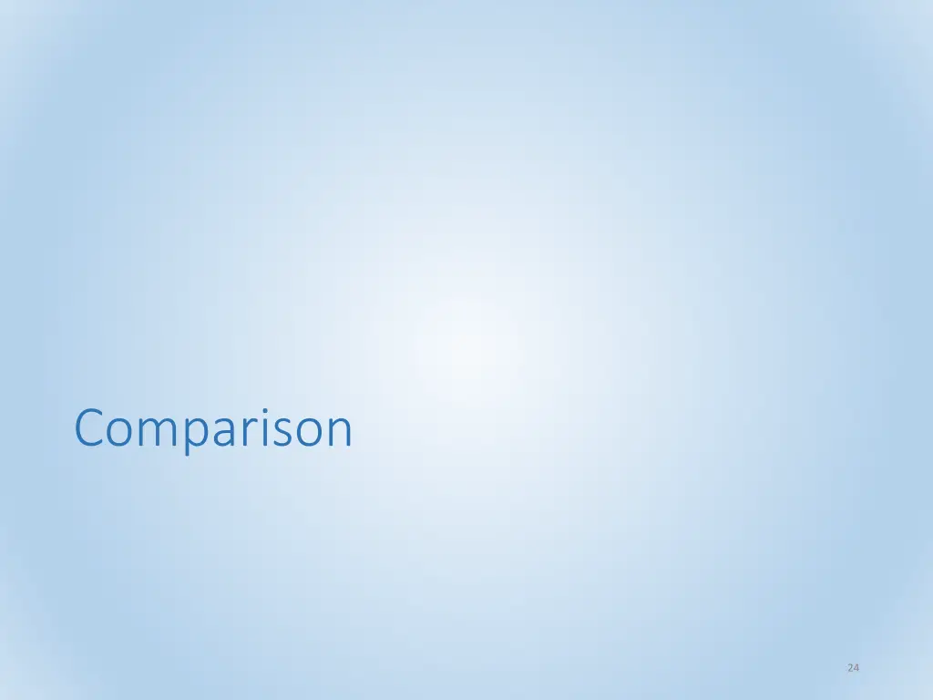 comparison