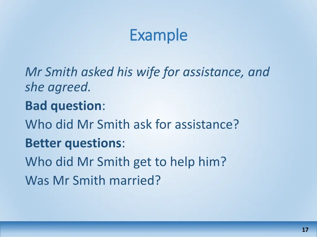 example example