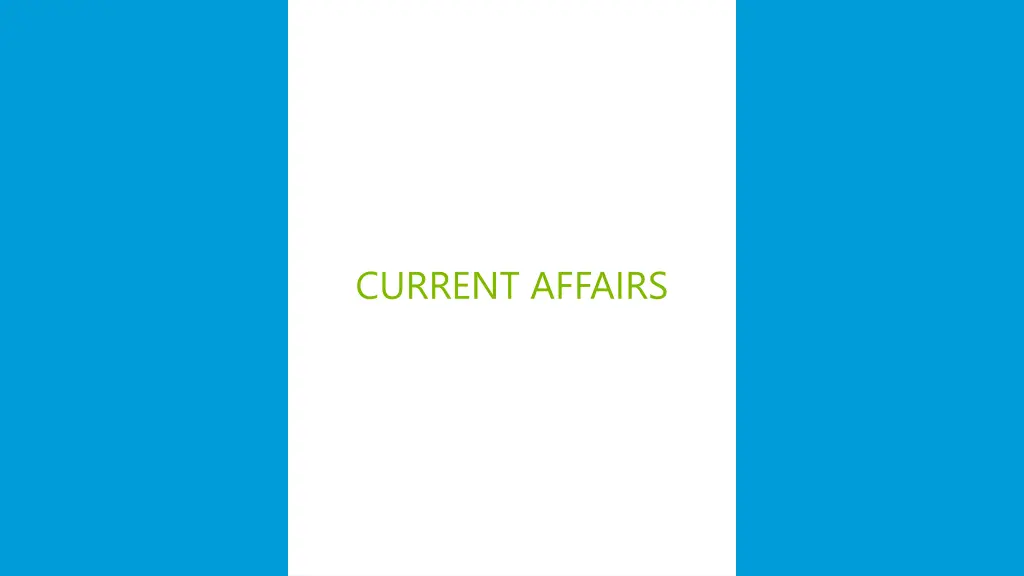 current affairs