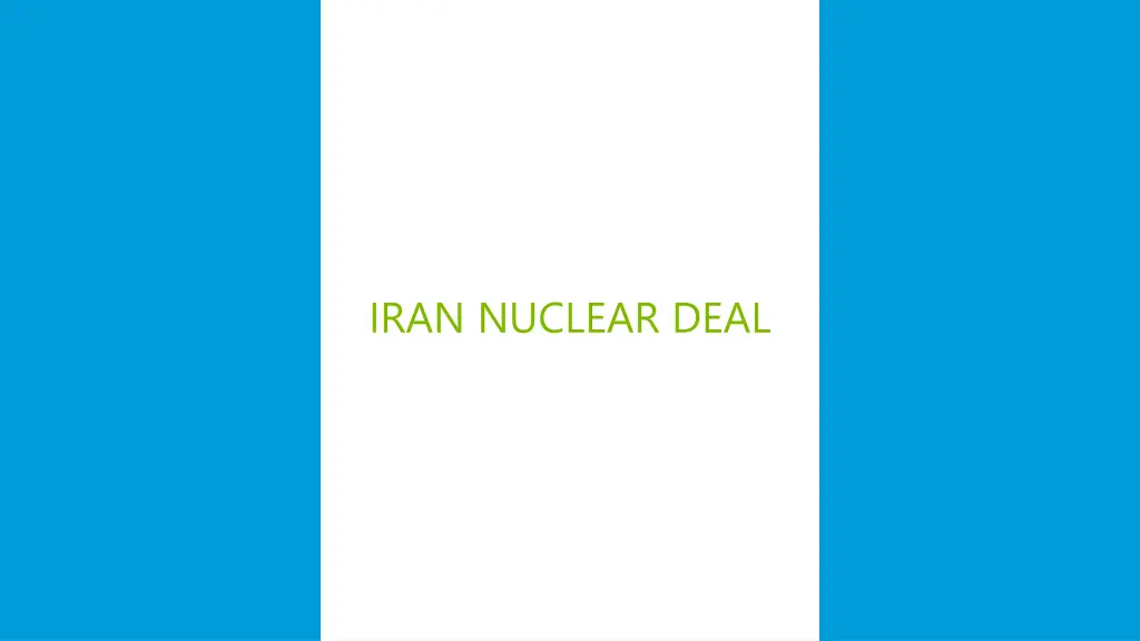 iran nuclear deal