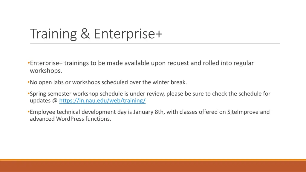 training enterprise