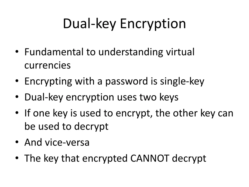 dual key encryption