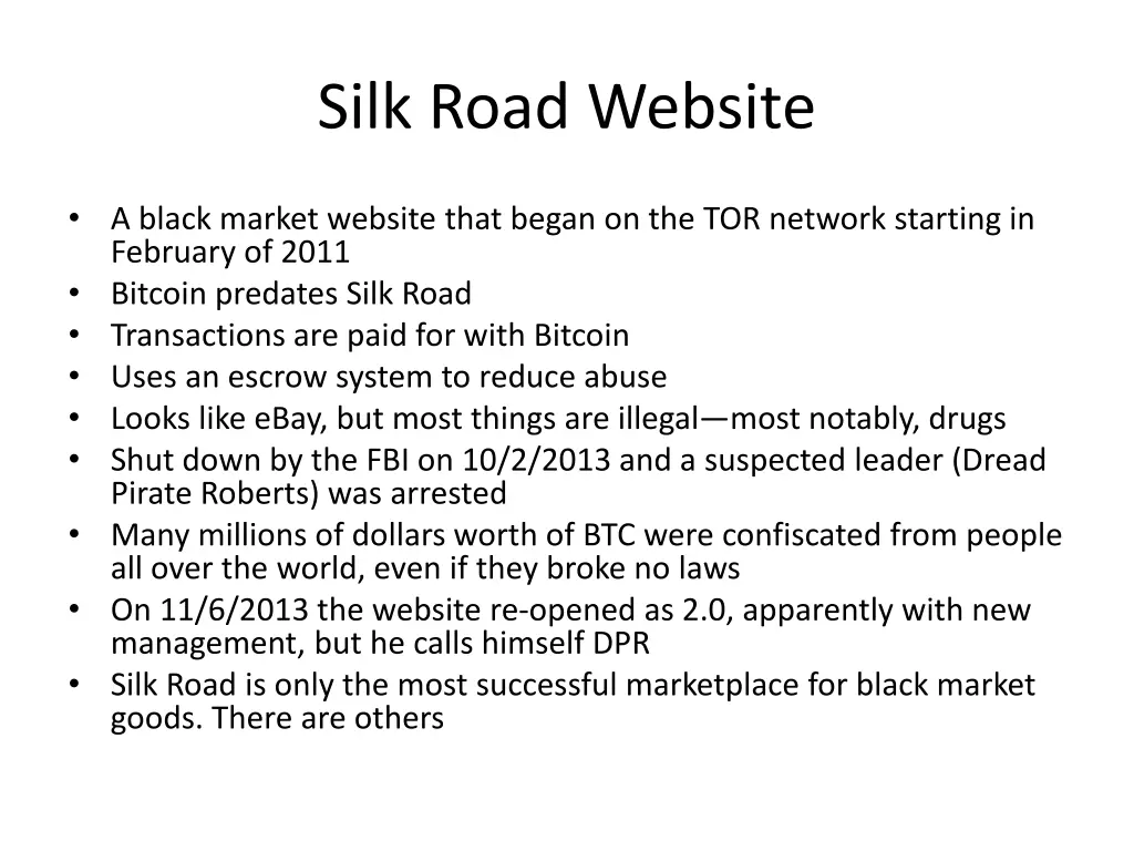 silk road website