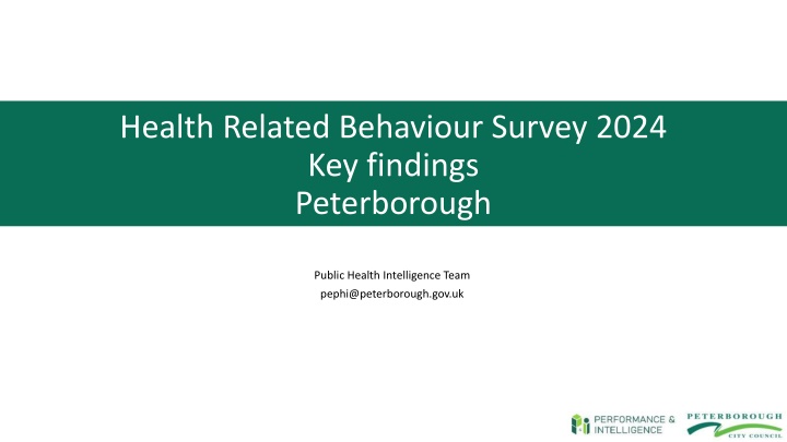 health related behaviour survey 2024 key findings