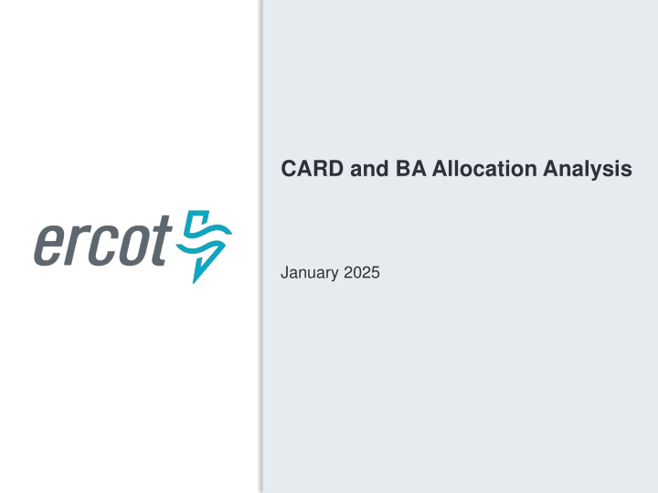 card and ba allocation analysis