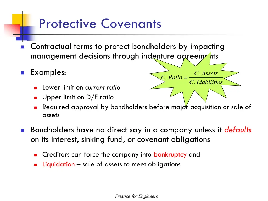 protective covenants