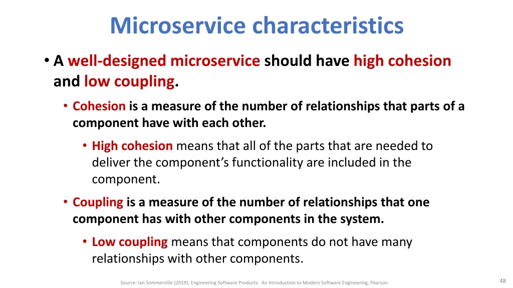 microservice characteristics