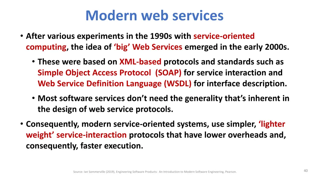 modern web services