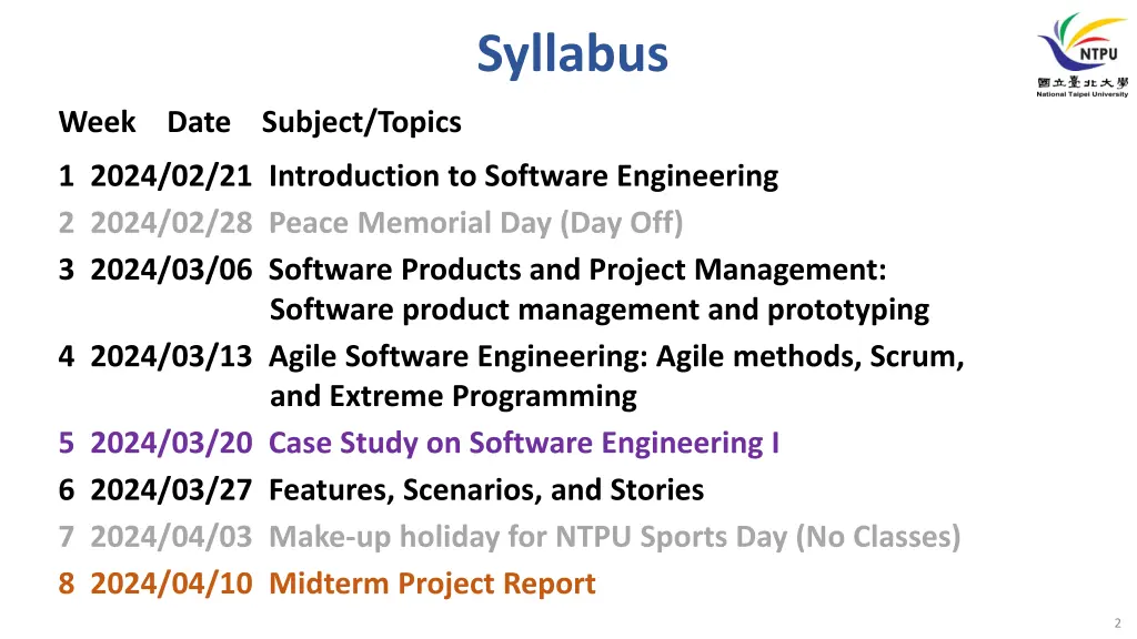 syllabus