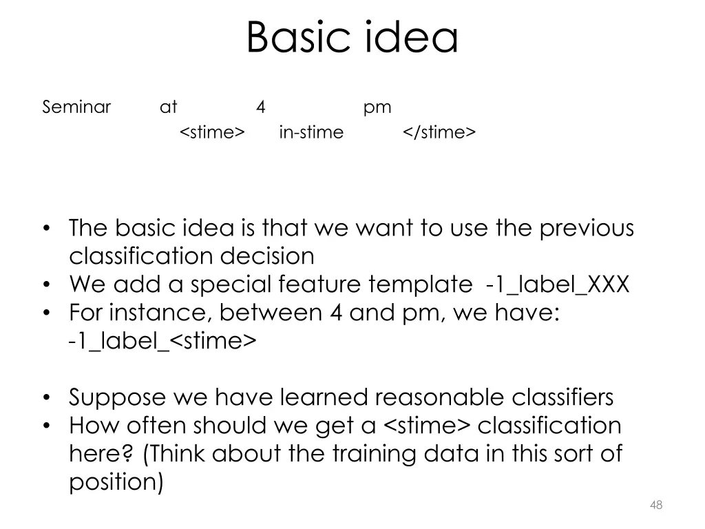 basic idea