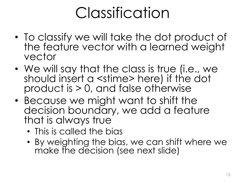 classification