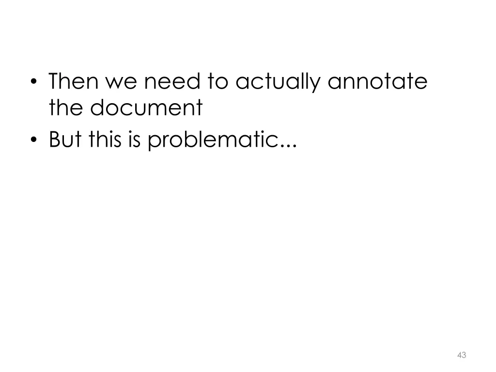 then we need to actually annotate the document