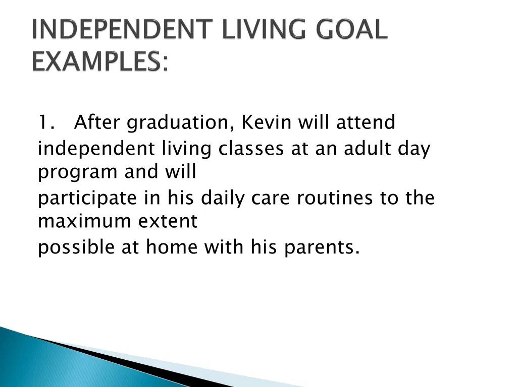 1 after graduation kevin will attend independent