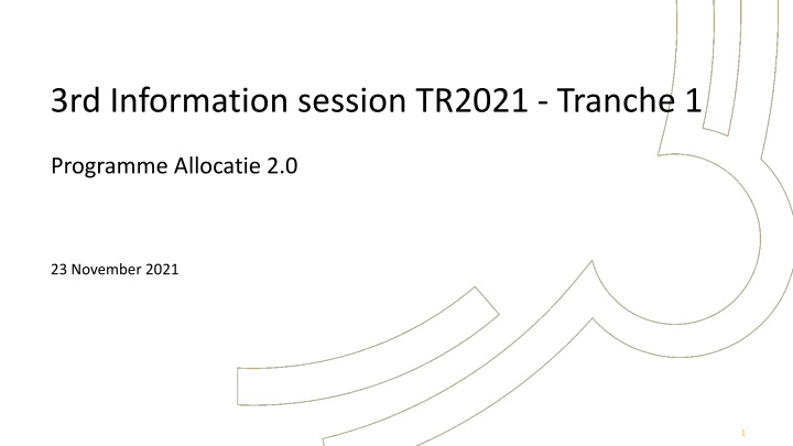 3rd information session tr2021 tranche 1