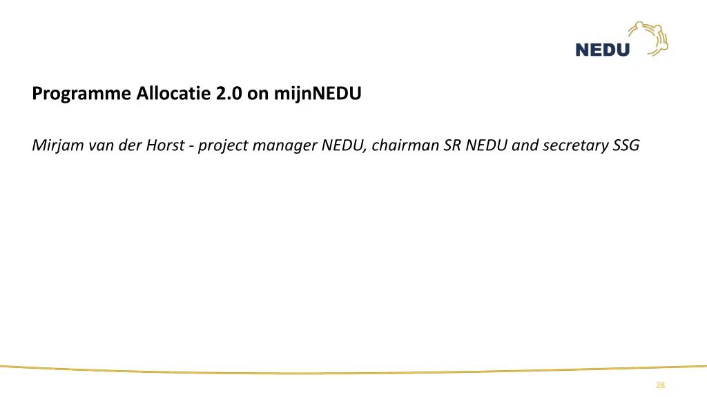 programme allocatie 2 0 on mijnnedu