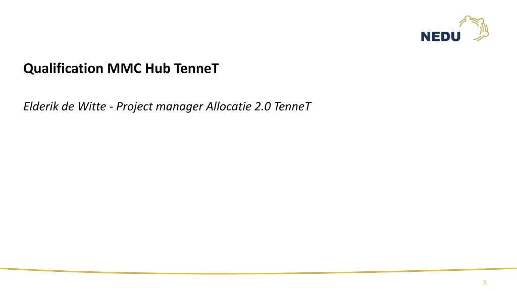 qualification mmc hub tennet