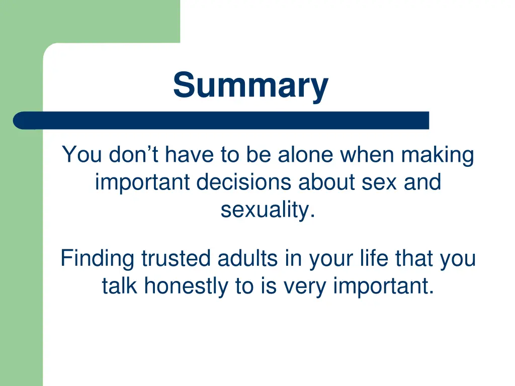 summary