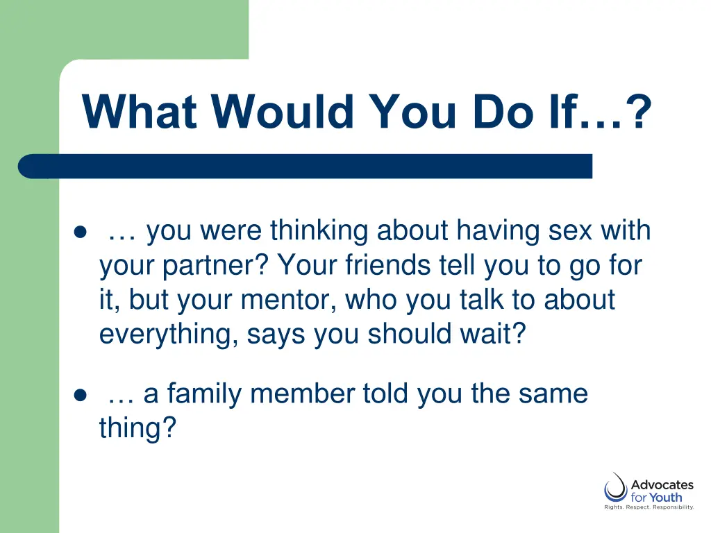 what would you do if 2