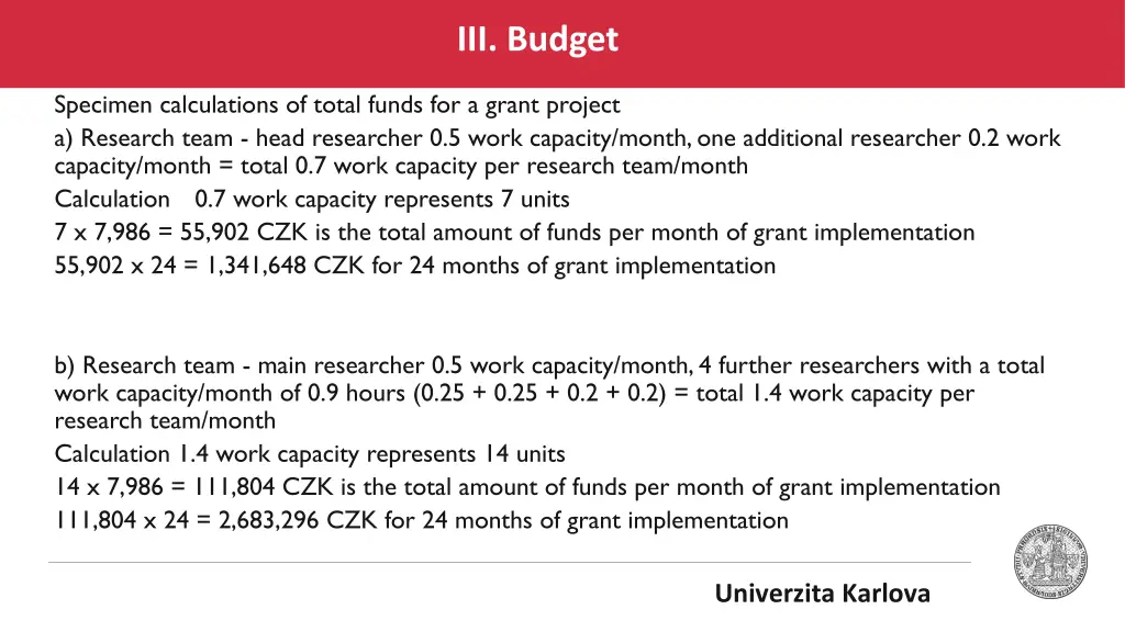 iii budget 4