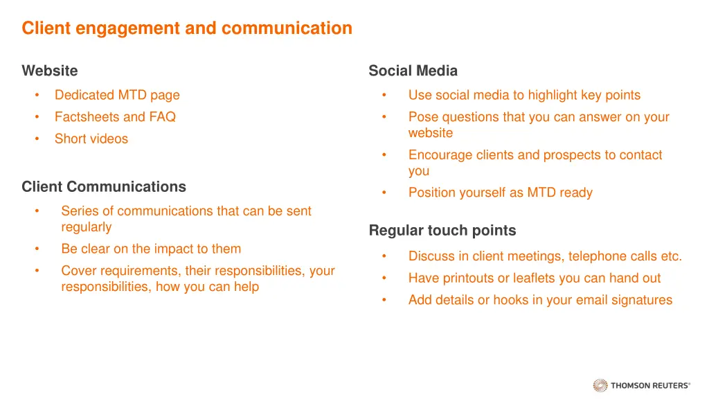 client engagement and communication