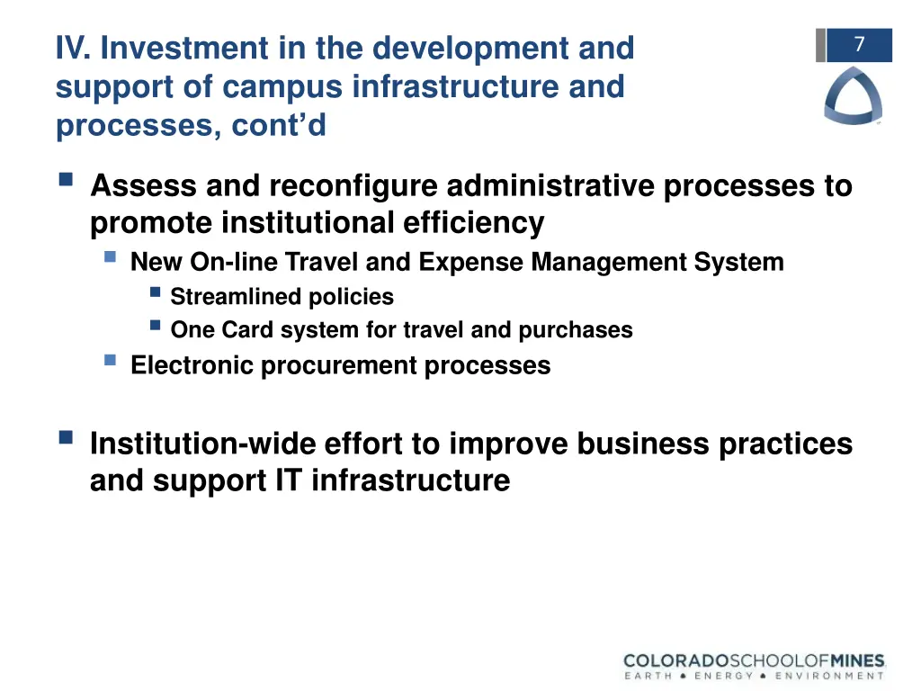 iv investment in the development and support 1