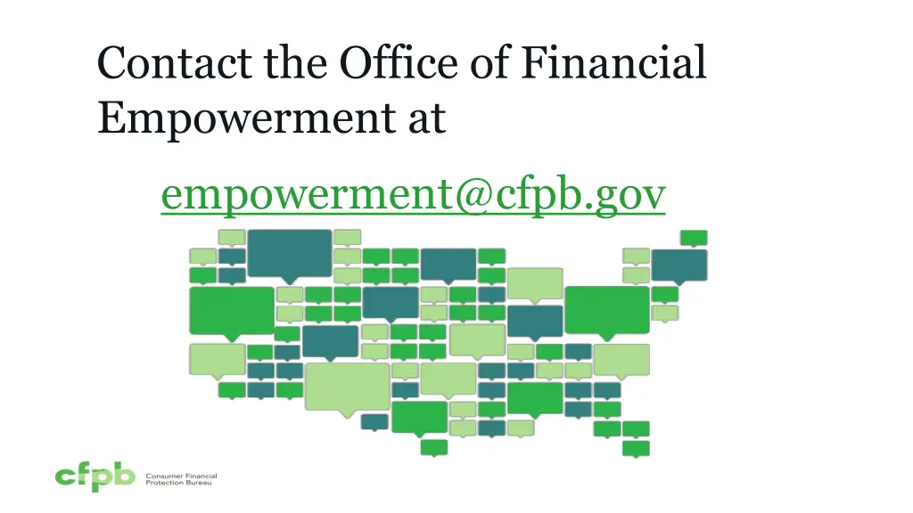 contact the office of financial empowerment at