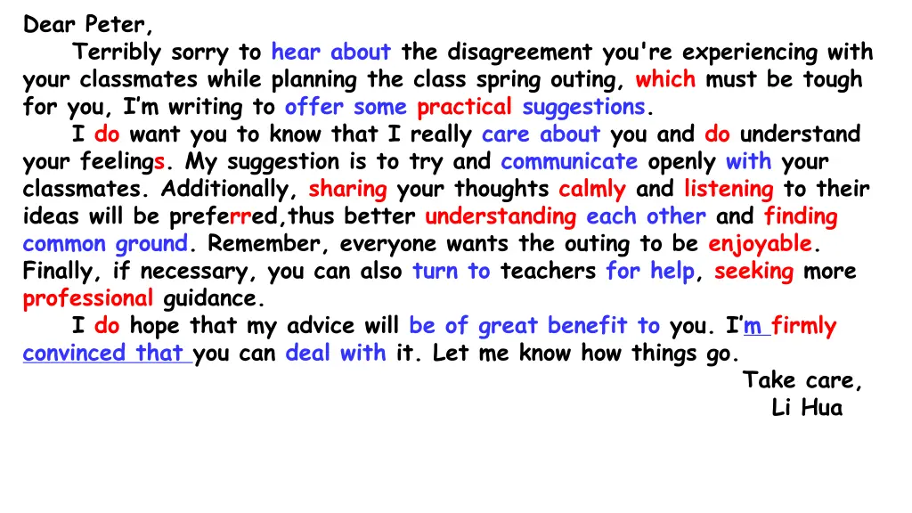 dear peter terribly sorry to hear about