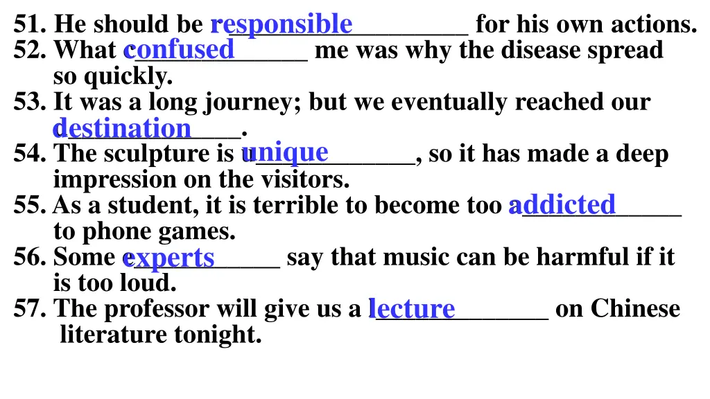 responsible