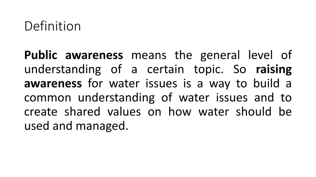 definition