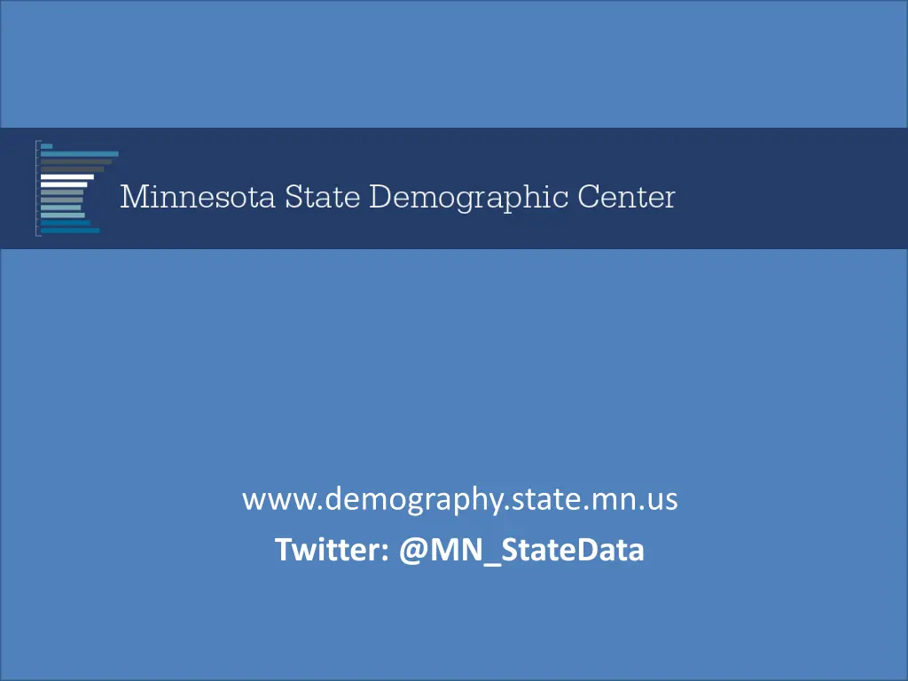 www demography state mn us twitter @mn statedata