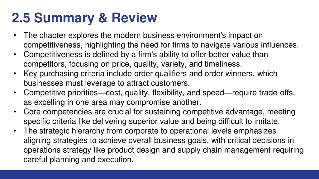 2 5 summary review