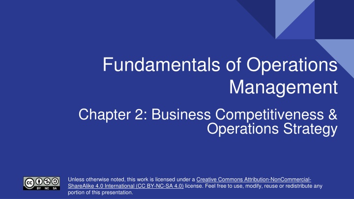 fundamentals of operations