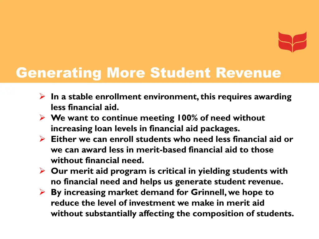 generating more student revenue