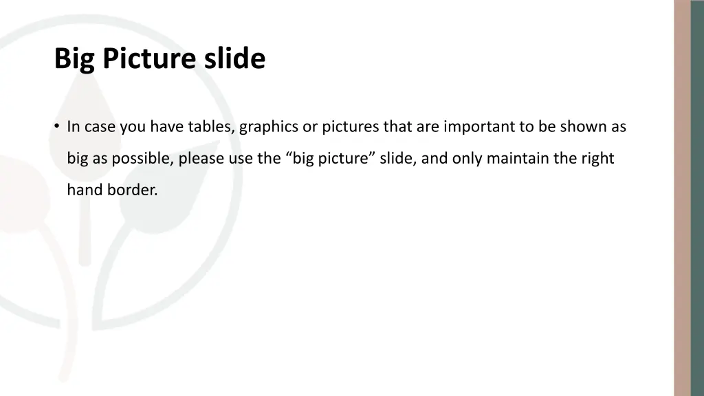 big picture slide