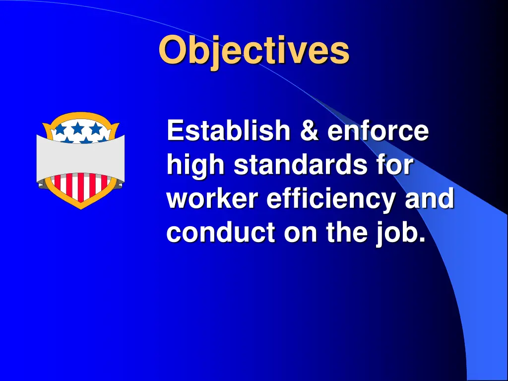 objectives 1