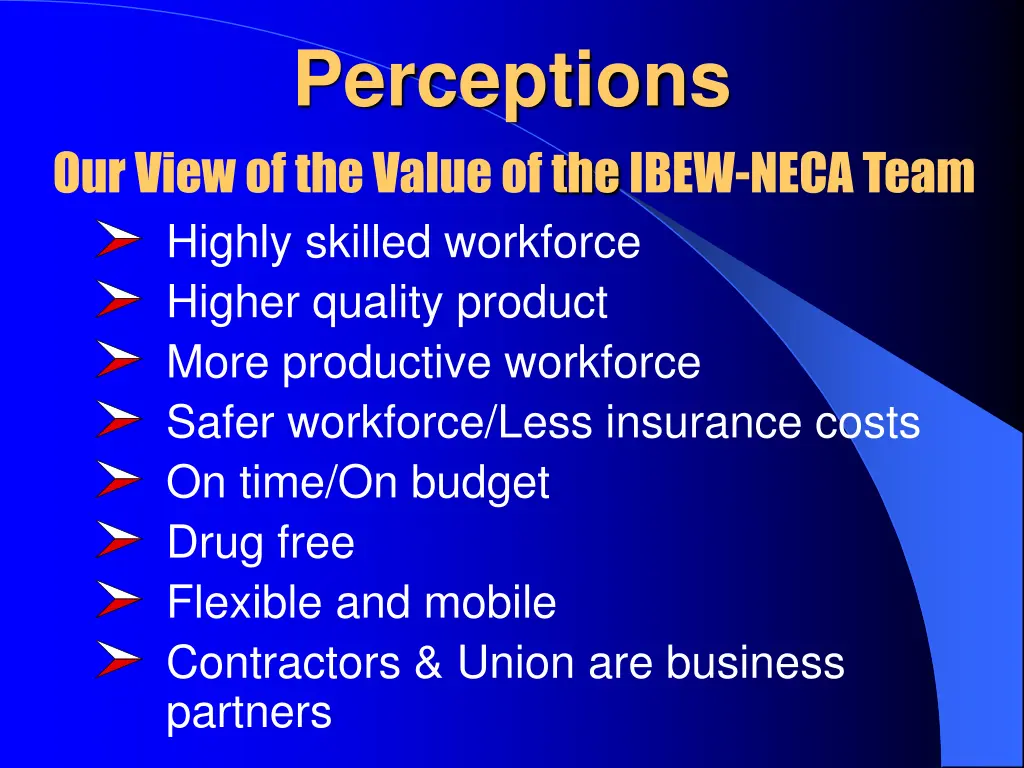 perceptions