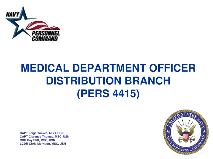 medical department officer distribution branch