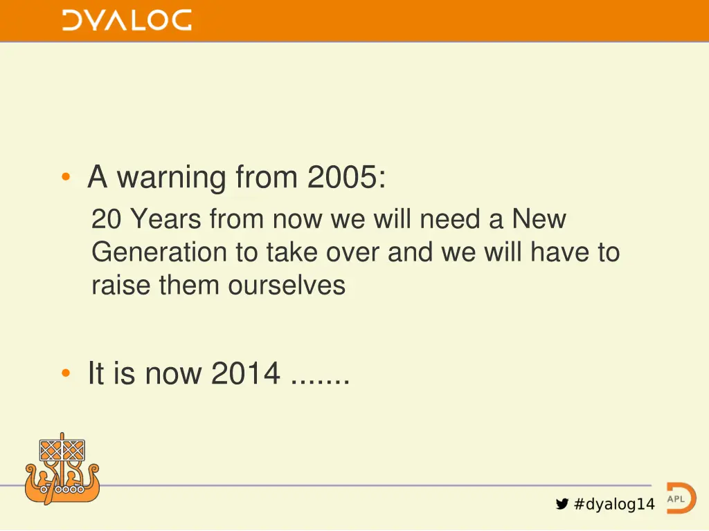 a warning from 2005 20 years from now we will