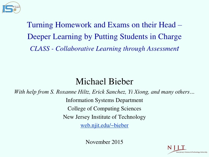 turning homework and exams on their head deeper