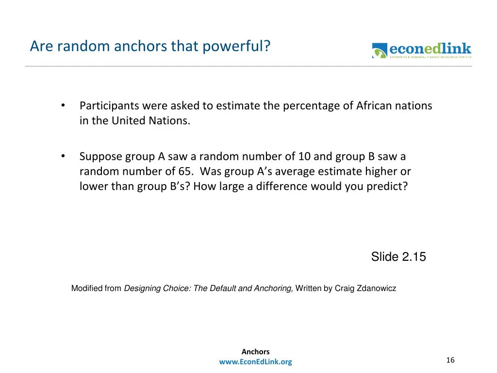 are random anchors that powerful 1