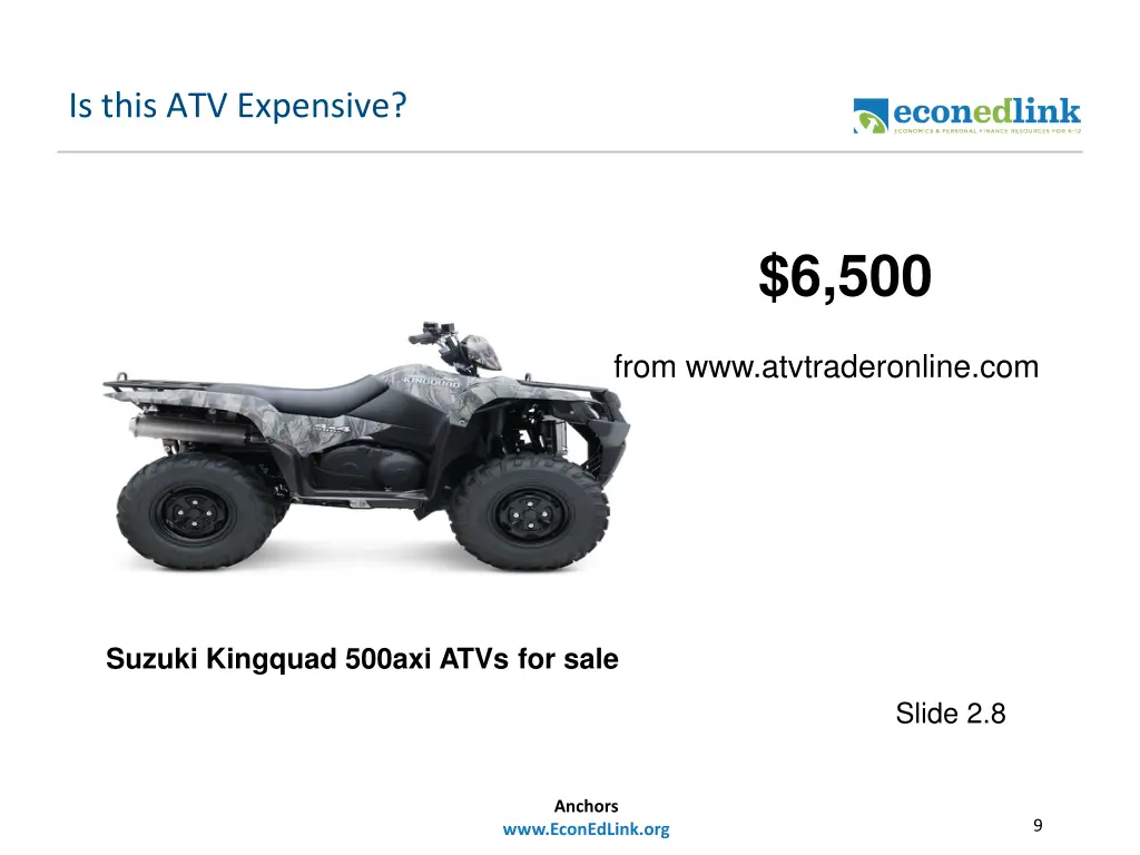 is this atv expensive