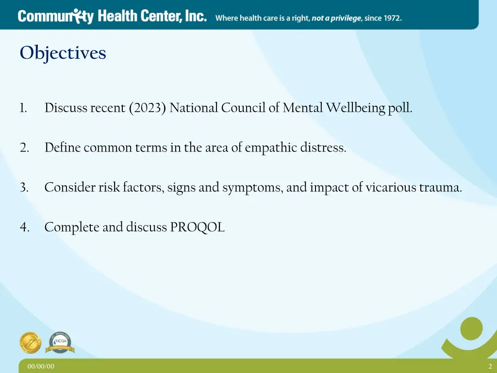 objectives