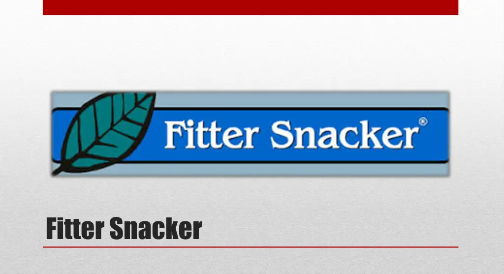 fitter snacker