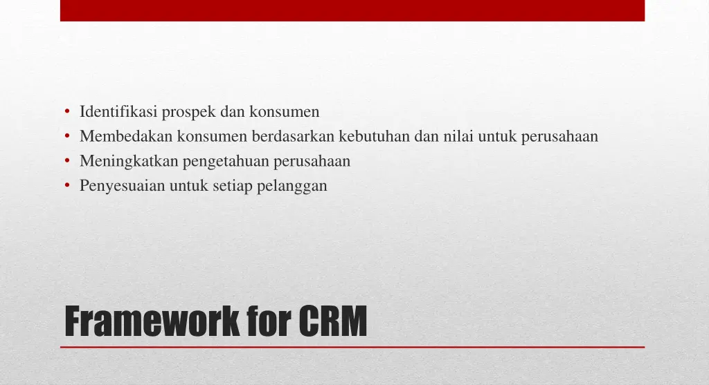 identifikasi prospek dan konsumen membedakan
