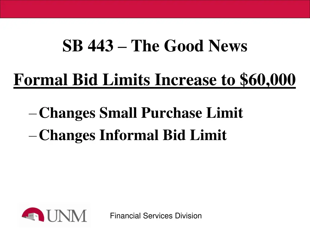 sb 443 the good news