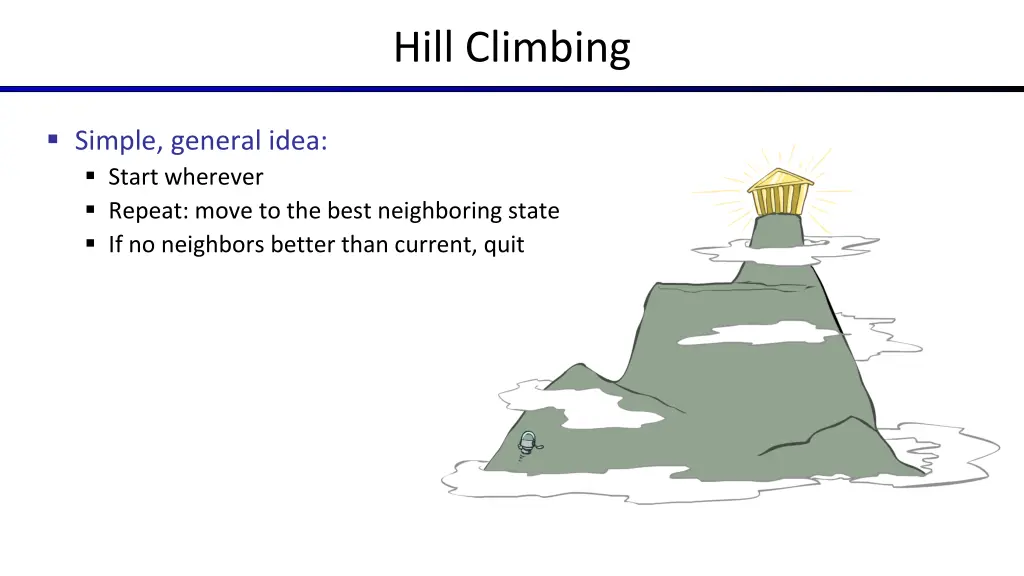 hill climbing
