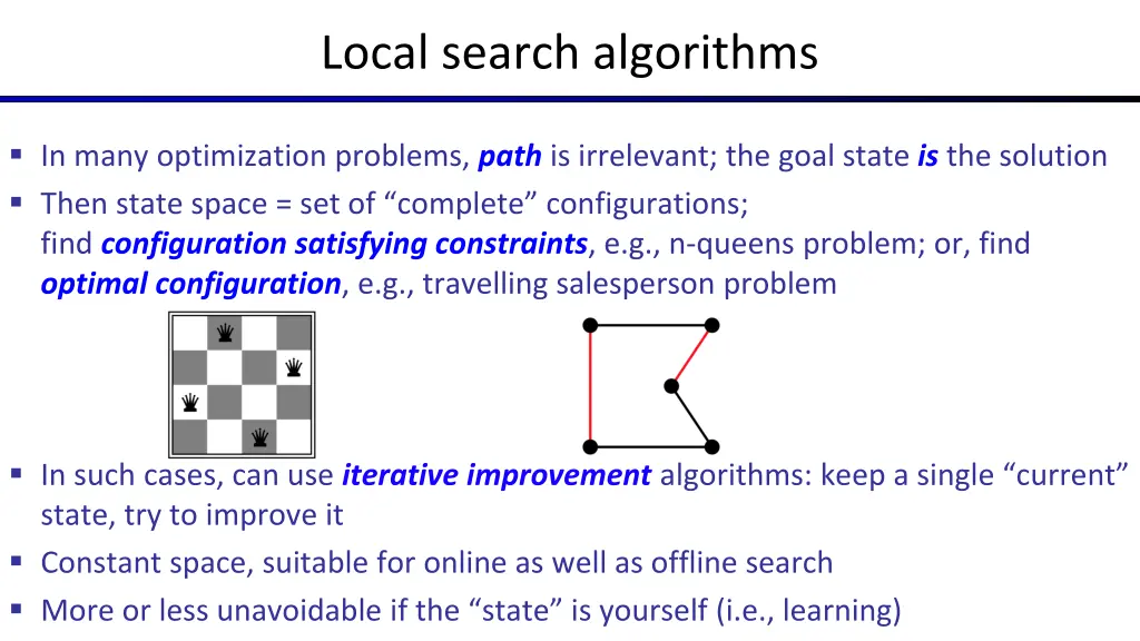 local search algorithms