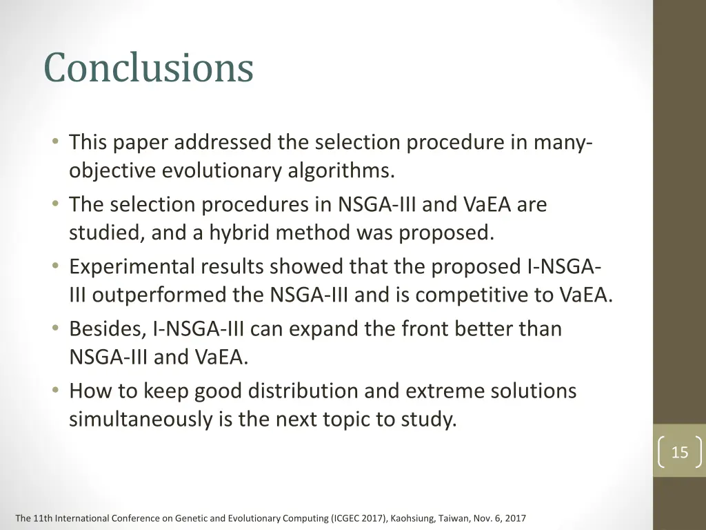 conclusions
