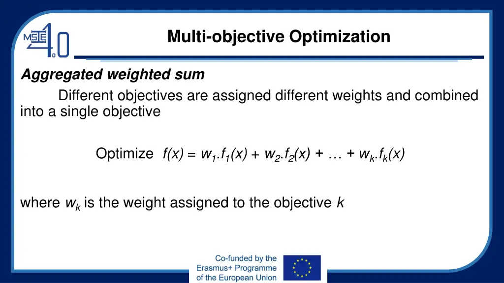 multi objective optimization 1