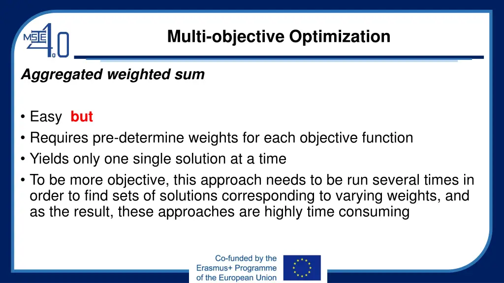 multi objective optimization 2